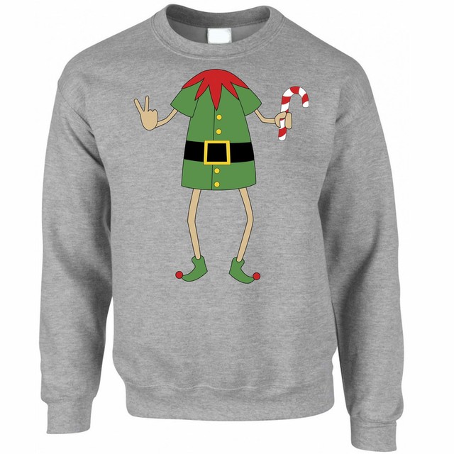 Novelty Christmas Jumper Rude Xmas Elf Swearing Adult Festive Jolly Santa | eBay