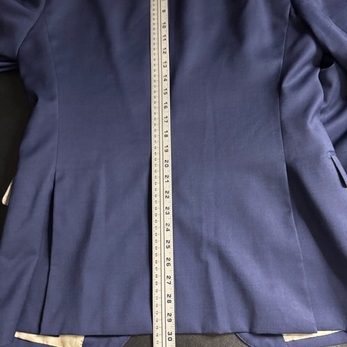 Suitsupply Men's 40R Blue Wool Suit Blazer Jacket 2-Button Napoli - Picture 8 of 11