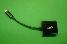 New C2G USB Type C to DVI Adapter Cable Black 80524 29483