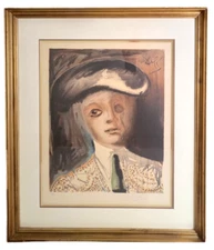 Salvador Dali Signed Bullfighter Color Lithograph Numbered 52/125 COA Included