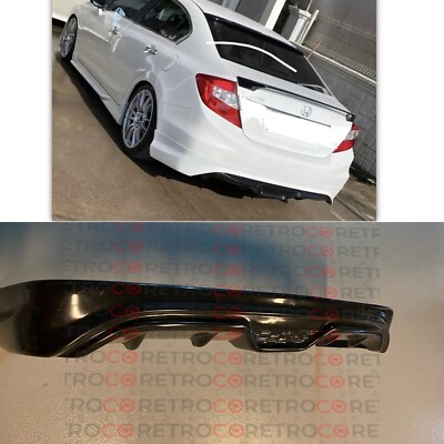 For Honda Civic FB2 DX LX EX EX-L 12-14 9th Gen Rear Bumper Lip
