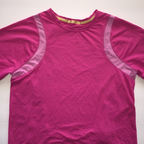 NIKE Shirt Girls Youth Size XL 16-18 Pink Sphere Dry Long Sleeve Activewear Tee - Picture 3 of 13