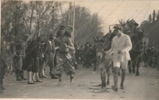 1924 UDINE 45° Veglionissimo studenti Carnevale sfilata carri Fotografia