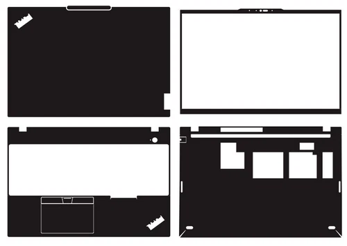 Carbon Vinyl Sticker Skin Decal Guard Cover for Lenovo Thinkpad T16 Gen 3 Laptop