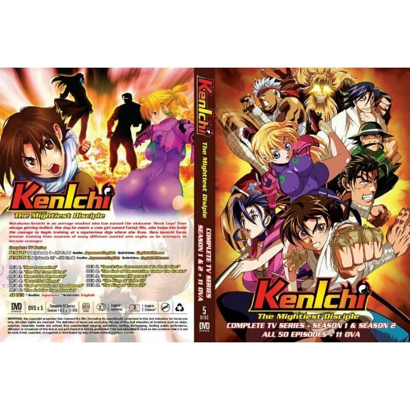 DVD Kenichi: The Mightiest Disciple Season 1-2 +11OVA English Dubbed All  Region