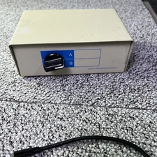 Manual Data Transfer Switch Box 2-Position 2-Port A/B Vintage