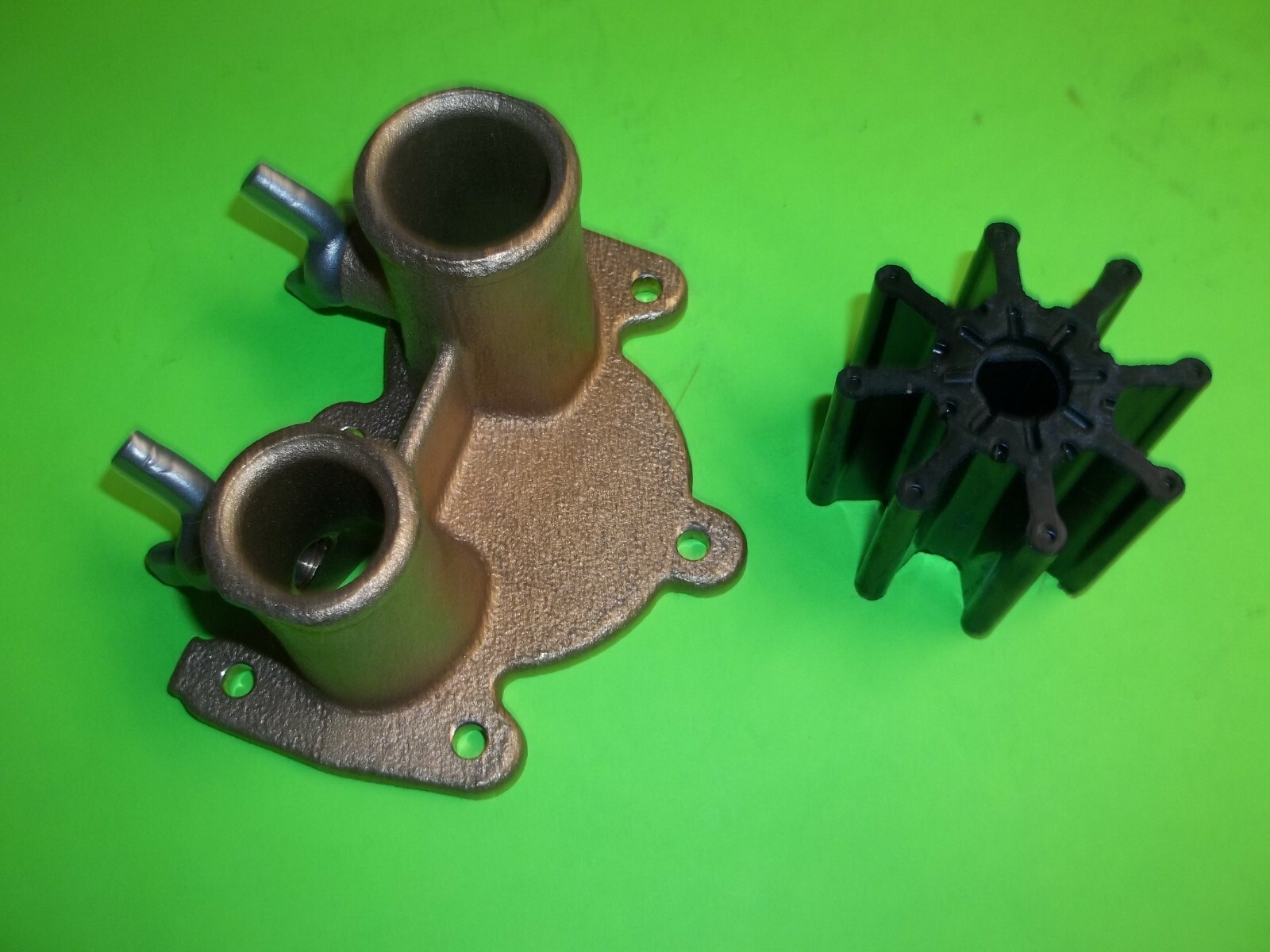 ALL METAL MERCRUISER WATER PUMP IMPELLER COVER BACKING 496 8.2L 5.7 5.0 4.3 350 eBay