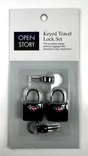 Key Travel Lock Set TSA - Accepted Protection Set of 2