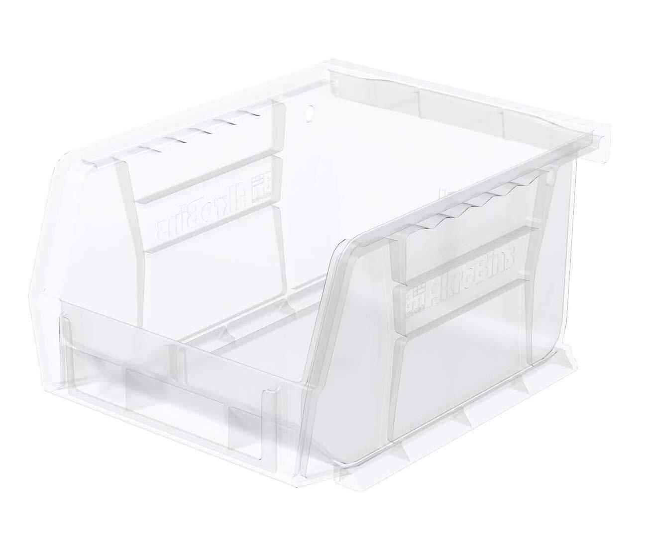 30210 AkroBins Plastic Storage Bins, Space-Saving Stackable Bins to use for G...