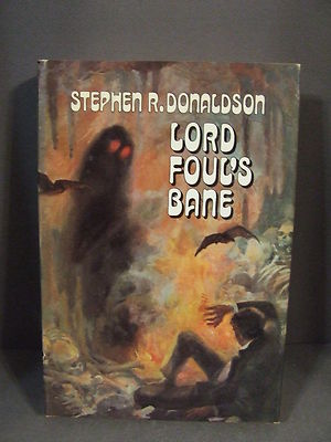 LORD FOUL'S BAND STEPHEN R. DONALDSON HB/DJ DOUBLEDAY BOOK CLUB 1977