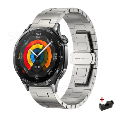 Titanium Metal Strap Band For Huawei Watch GT 5 Pro 5 4 3 GT 2 46mm 3 4 Pro 48mm