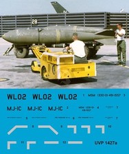 Peddinghaus 1/48 USAF MJ-1 Bomb Loader Markings Verlinden 1427 Silver UVP1427a