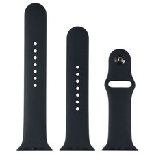 Genuine Apple 44mm 38mm Sport Band for Apple Watch Series 7 - Midnight Full Set