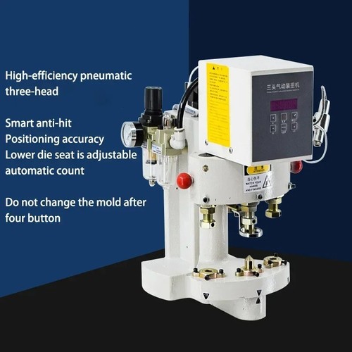 Pneumatic Three-head Buckle Machine Counting with Delay Function Safety ...