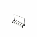 K&M 17515 Multi Guitar Stand "Guardian 5" Transparent