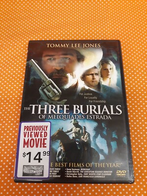 Three Burials of Melquiades Estrada DVD Tommy Lee Jones modern day western movie