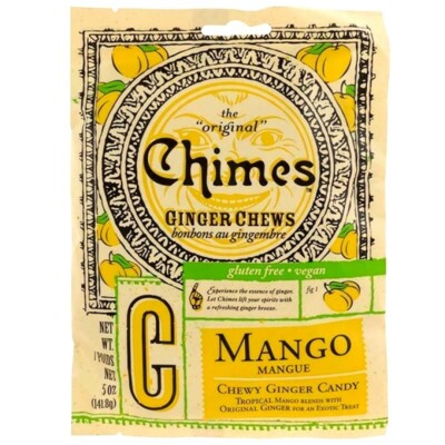 Chimes All The Original GINGER MANGO CHEWS 5 oz Bag