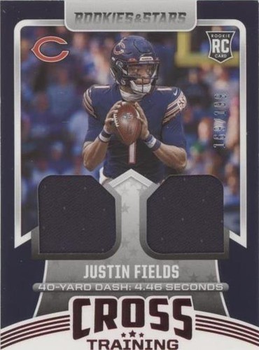 2021 Panini The National Justin Fields Rookies RC14 /50 PSA
