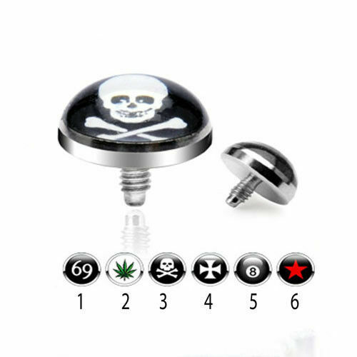 Barbell Per Piercing Lingua - Acciaio Chirurgico 14G (1.6mm), Lunghezza 16mm, Sterile - Foto 7