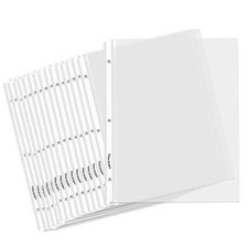 Sheet Protectors for 3 Ring Binders - 100 Pack Letter Size Top 100 Sheets Clear