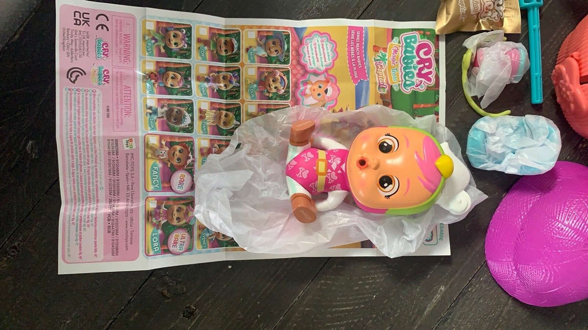 Baby Pleureurs Larmes Magiques Tropical Beach Babies Sydney Poupée à Collectionner Qui Pleure De Vraies Larmes Avec Maillot De Bain Et 4 Accessoires Jouet Pour Filles Et Garçons à Partir De 3