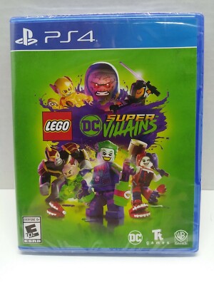 PLAYSTATION 4 PS4 VIDEO GAME LEGO DC SUPER VILLAINS NEW SEALED- Fast Shipping