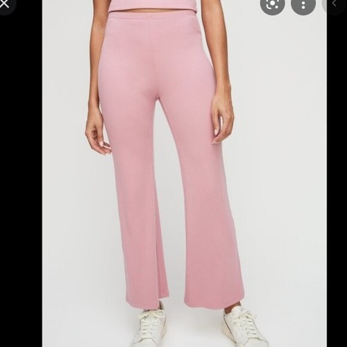 Wilfred free Aritzia pink ribbed Selita 