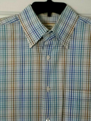 John Nordstrom Mens L/S Cotton Casual Button Down Shirt-Size 16/34-35 or  XL*