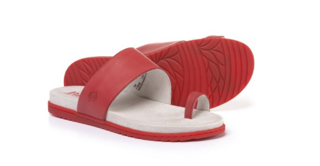 NEW BORN LOJA RED TOE LOOP SANDALS SLIDE SANDALS WOMENS 8 F19005 for sale online