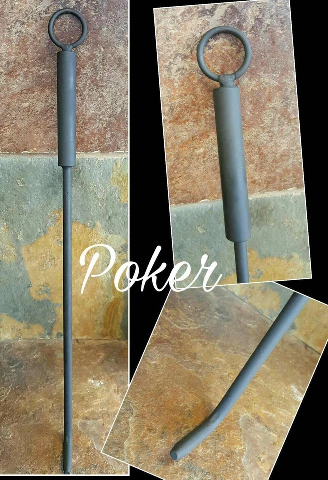 Juego de Estufa Chimenea/Caja: Base de Piedra, Personalizar, Hecho por Herrero - Envío Gratis Foto 4 de 4