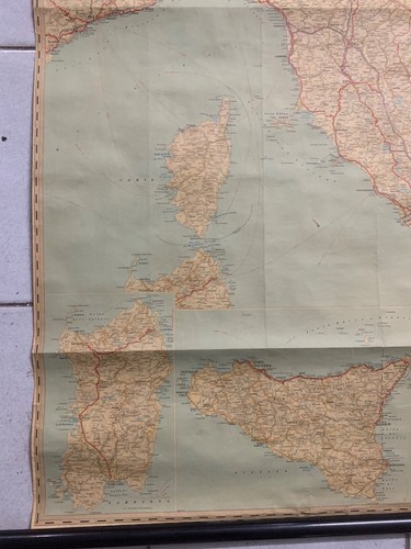 carta geografica automobile printed in switzerland tomoring map automobilkarte - Foto 3 di 9