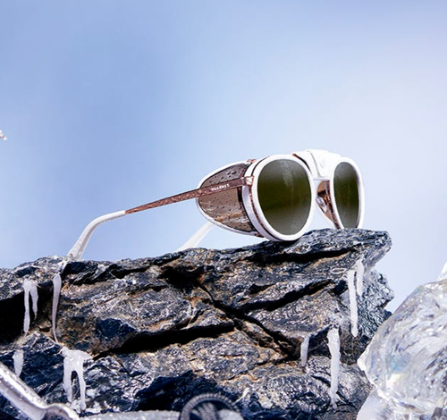 Gafas de sol Vuarnet Glacier Titanio Beige VL2113 Genesis 2113 Blanco Skilynx 007 - Imagen 2 de 16