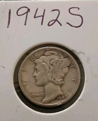1942-S Mercury Dime — photo from another recent sale
