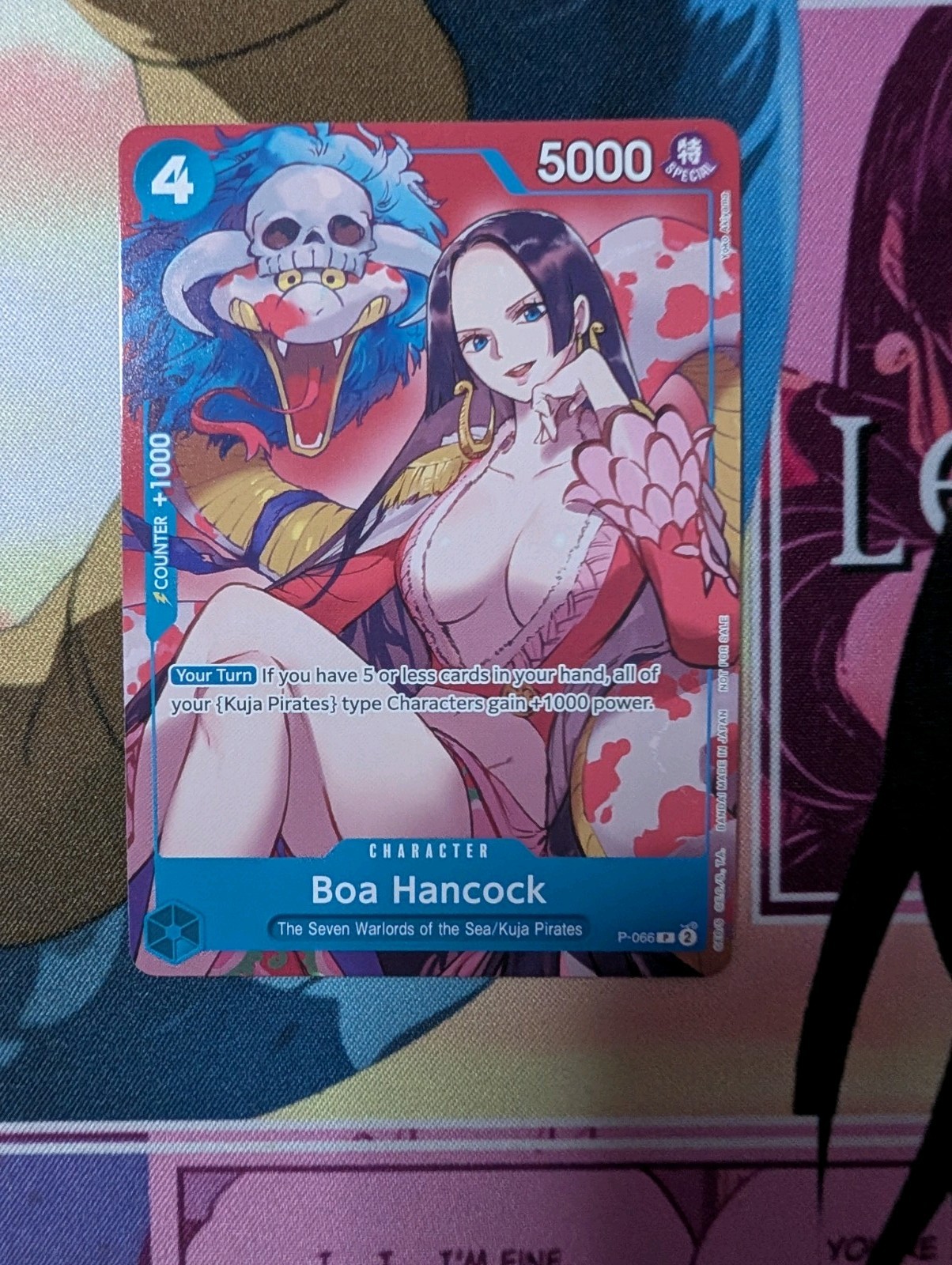 One Piece Card Game Boa Hancock P-066 Promo English