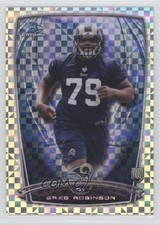2014 Bowman Chrome X-Fractor 6/10 Greg Robinson #198 0b5