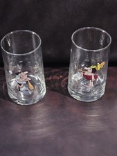 2 1981 Arby's B.C. ICE AGE CAVEMAN Comic Series Glassware JOHNNY HART
