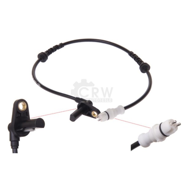 NK ABS Sensor Raddrehzahl Vorne Links Rechts FüR Renault Clio II Kangoo BB-image