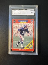 1989 pro set football Frank Gifford #2 Announcers Grade GMA 8 NM-MT Hall Of Fame