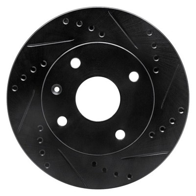 For Suzuki Forenza 04-08 Brake Rotor eLINE Drilled & Slotted 1-Piece Front