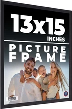 Minimalist Black Frame - UV Acrylic, Backing Board, Hanging Hardware Included