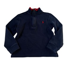 Polo Ralph Lauren Blue Half Zip Sweater Boy's Size 6 71-47