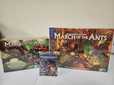 March of the Ants Game + Minions of the Meadow + Empire of the Earth - Sealed
