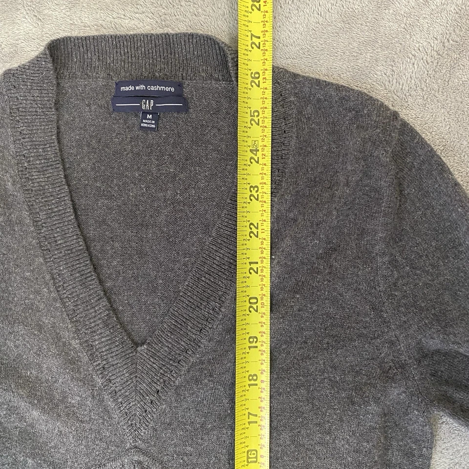 Gap Women’s Cashmere/cotton Top Grey Size Medium - Image 4 of 4