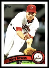 Matt Downs 2011 Topps Update #US93 Astros MLB READ FREE SHIPPING AutographDen