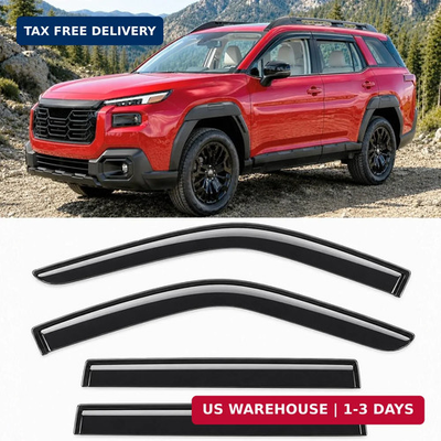 #ad 2026 2027 Tape On Rain Guards for Subaru Outback Side Window Visor Deflectors Pr $106.22