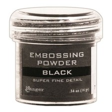 Ranger EPJ-37392 Embossing Powder-Super Fine Black