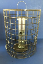 ❅LARGE CAGE❅ 18" VNTG Bird Feeder ~SQUIRREL RESISTANT~ 4-Port Seed Tube ☆SONOMA☆