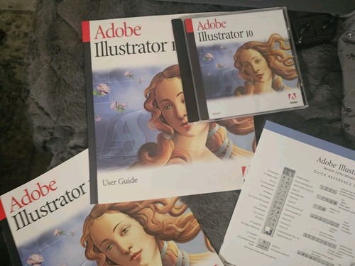 Adobe Illustrator 10 Windows Serial Number & Guide, Quick Reference Card & Flatt