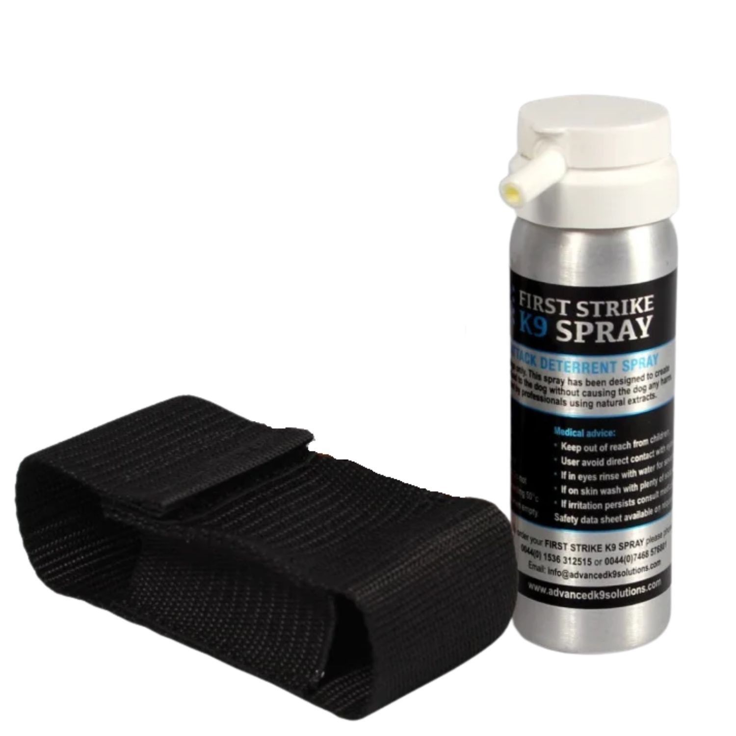 First Strike K9 Dog Deterrent Spray with Protec Pouch