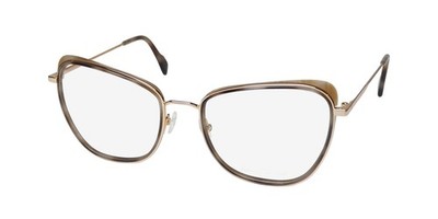 NEW ANDY WOLF 4765 GLASSES BROWN FRANCE METAL & PLASTIC 55-19-140 FULL-RIM